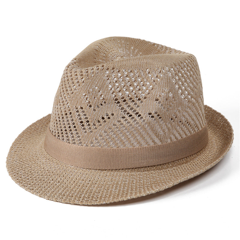 Summer Handmade Outdoor Hat For Middle-Aged And Elderly Men