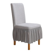 Plush Chair Cover With skirt