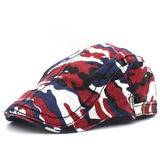 Unisex Flat Cap Camouflage Casual Adjustable Berets Hat
