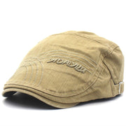 Unisex Flat Cap Classic Embroidery Berets Hat