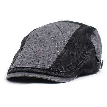 Unisex Flat Cap Ivy Gatsby Cabbie Driving Embroidery Berets Hat