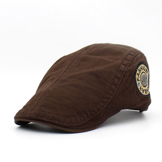 Unisex Flat Cap Embroidery Casual Adjustable Berets Hat
