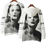 Hawlife Taylor Swift Grey Unisex Pullover Streetwear Hoodie