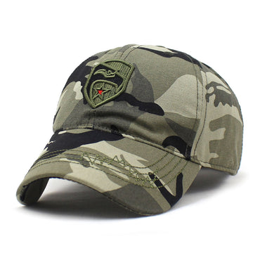 Casual Embroidered Outdoor Sports Camouflage Baseball Cap For Men/Women