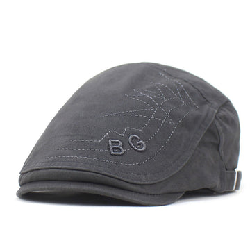 Unisex Letter Embroidery Fashion Flat Cap